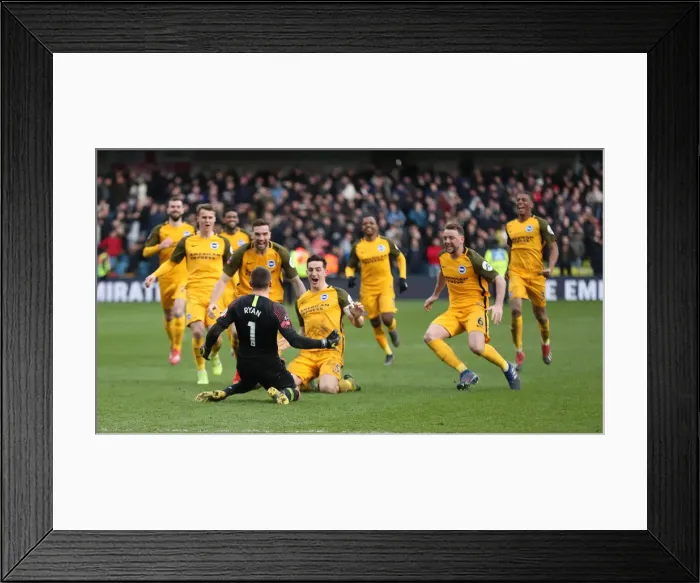 Framed Print : Brighton and Hove Albion vs. Millwall: Emirates FA Cup Quarterfinal Battle at The Den (17MAR19) Framed Print : Brighton and Hove Albion vs. Millwall: Emirates FA Cup Quarterfinal Battle at The Den (17MAR19)