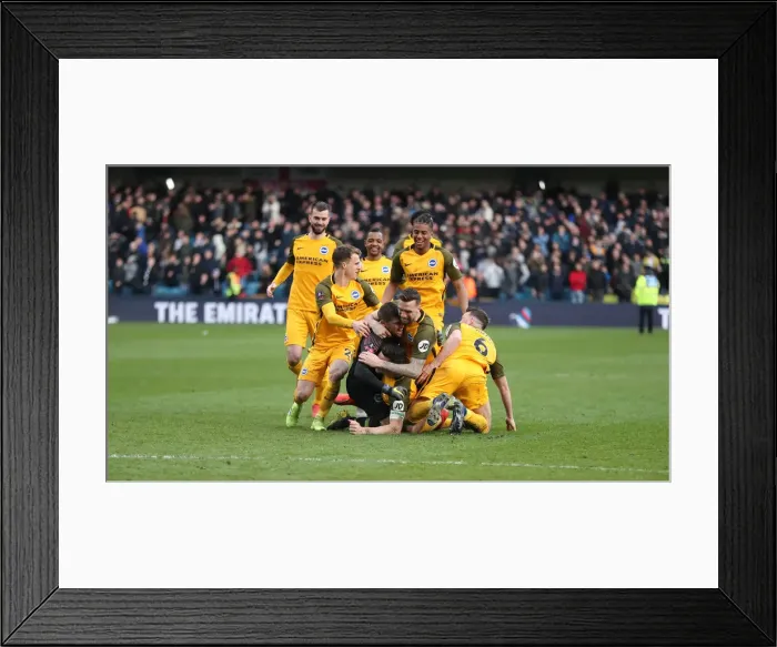 Framed Print : Brighton and Hove Albion vs. Millwall: FA Cup Quarterfinals Clash (17MAR19) Framed Print : Brighton and Hove Albion vs. Millwall: FA Cup Quarterfinals Clash (17MAR19)