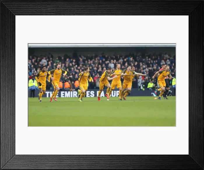 Framed Print : Brighton and Hove Albion vs. Millwall: FA Cup Quarterfinal Battle at The Den (17Mar19) Framed Print : Brighton and Hove Albion vs. Millwall: FA Cup Quarterfinal Battle at The Den (17Mar19)
