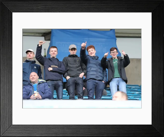 Framed Print : Brighton and Hove Albion vs. Millwall: FA Cup Quarterfinal Battle at The Den (17MAR19)