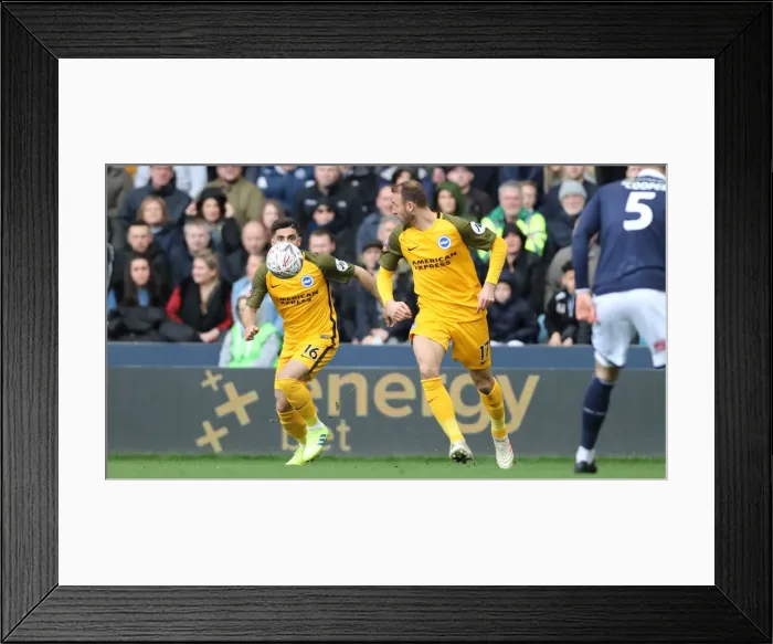 Framed Print : Brighton and Hove Albion vs. Millwall: FA Cup Quarterfinal Battle at The Den (17 March 2019) Framed Print : Brighton and Hove Albion vs. Millwall: FA Cup Quarterfinal Battle at The Den (17 March 2019)