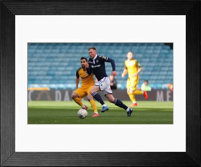 Framed Print : Brighton and Hove Albion vs. Millwall: FA Cup Quarterfinal Battle at The Den (17MAR19) Framed Print : Brighton and Hove Albion vs. Millwall: FA Cup Quarterfinal Battle at The Den (17MAR19)