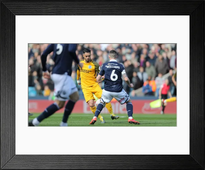 Framed Print : Brighton and Hove Albion vs. Millwall: FA Cup Quarterfinal Battle at The Den (17 March 2019) Framed Print : Brighton and Hove Albion vs. Millwall: FA Cup Quarterfinal Battle at The Den (17 March 2019)