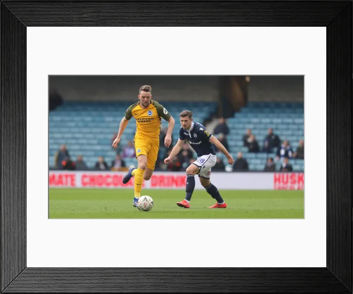 Framed Print : Brighton and Hove Albion vs. Millwall: FA Cup Quarterfinal Battle at The Den (17Mar19) Framed Print : Brighton and Hove Albion vs. Millwall: FA Cup Quarterfinal Battle at The Den (17Mar19)