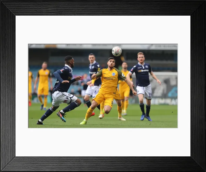Framed Print : Brighton and Hove Albion vs. Millwall: FA Cup Quarterfinal Battle at The Den (17MAR19) Framed Print : Brighton and Hove Albion vs. Millwall: FA Cup Quarterfinal Battle at The Den (17MAR19)