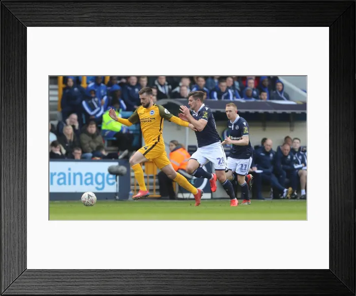 Framed Print : FA Cup Quarterfinal Showdown: Millwall vs. Brighton and Hove Albion at The Den (17MAR19) Framed Print : FA Cup Quarterfinal Showdown: Millwall vs. Brighton and Hove Albion at The Den (17MAR19)