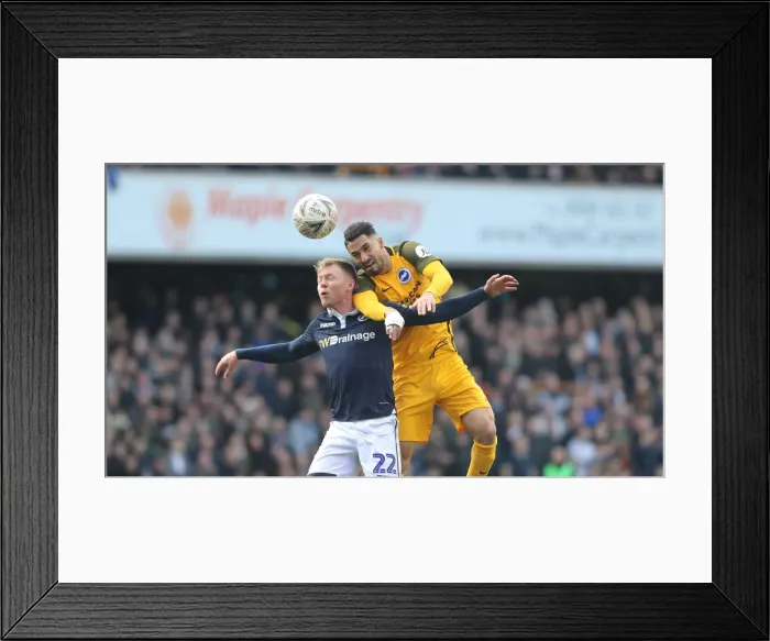 Framed Print : FA Cup Quarterfinal Showdown: Millwall vs. Brighton and Hove Albion (17MAR19)