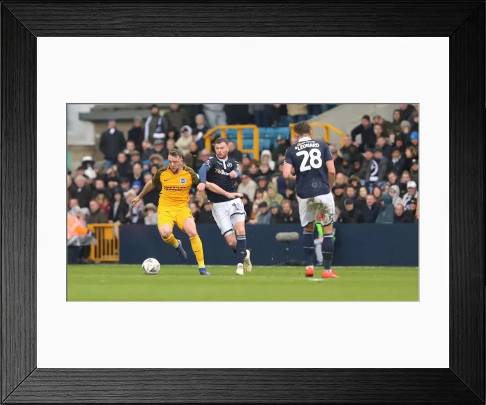 Framed Print : Brighton and Hove Albion vs. Millwall: FA Cup Quarterfinal Battle at The Den (17MAR19) Framed Print : Brighton and Hove Albion vs. Millwall: FA Cup Quarterfinal Battle at The Den (17MAR19)