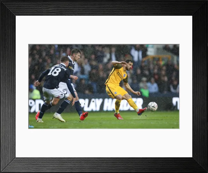 Framed Print : Brighton and Hove Albion vs. Millwall: Emirates FA Cup Quarterfinal Battle at The Den (17MAR19) Framed Print : Brighton and Hove Albion vs. Millwall: Emirates FA Cup Quarterfinal Battle at The Den (17MAR19)