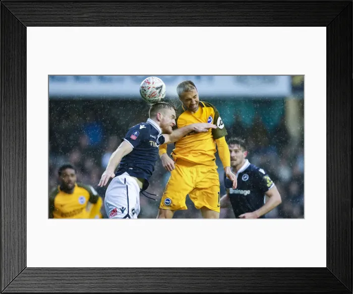Framed Print : Brighton and Hove Albion vs. Millwall: FA Cup Quarterfinal Battle at The Den (17 March 2019) Framed Print : Brighton and Hove Albion vs. Millwall: FA Cup Quarterfinal Battle at The Den (17 March 2019)