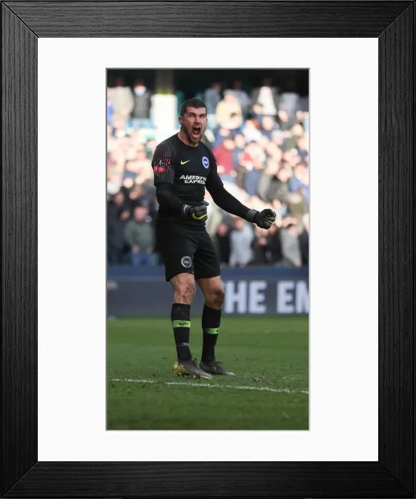 Framed Print : Brighton and Hove Albion vs. Millwall: FA Cup Quarterfinal Battle at The Den (17MAR19) Framed Print : Brighton and Hove Albion vs. Millwall: FA Cup Quarterfinal Battle at The Den (17MAR19)
