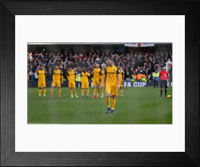 Framed Print : Brighton and Hove Albion vs Millwall: FA Cup Quarterfinal Battle at The Den (17Mar19) Framed Print : Brighton and Hove Albion vs Millwall: FA Cup Quarterfinal Battle at The Den (17Mar19)