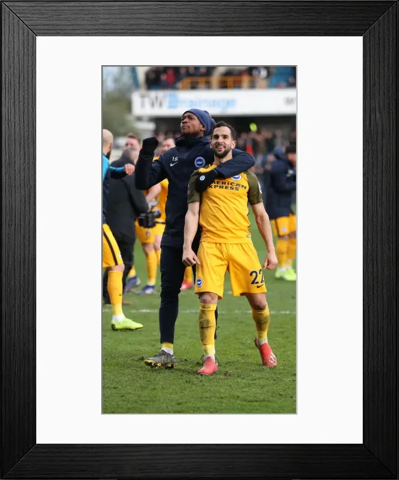 Framed Print : Brighton and Hove Albion vs. Millwall: FA Cup Quarterfinal Battle at The Den (17.03.19) Framed Print : Brighton and Hove Albion vs. Millwall: FA Cup Quarterfinal Battle at The Den (17.03.19)