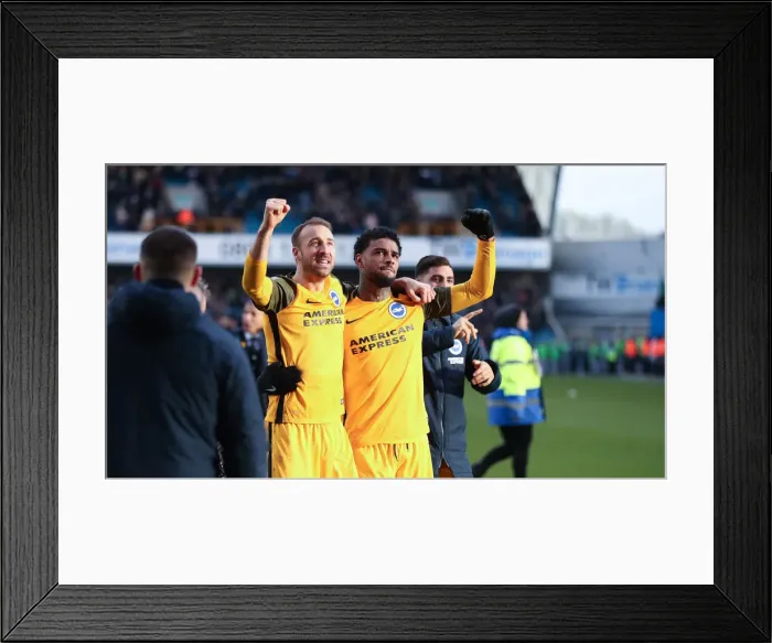 Framed Print : Brighton and Hove Albion vs. Millwall: FA Cup Quarterfinal Battle at The Den (17MAR19) Framed Print : Brighton and Hove Albion vs. Millwall: FA Cup Quarterfinal Battle at The Den (17MAR19)