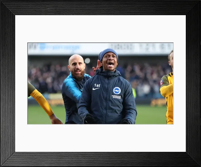 Framed Print : Brighton and Hove Albion vs. Millwall: FA Cup Quarterfinal Battle at The Den (17Mar19) Framed Print : Brighton and Hove Albion vs. Millwall: FA Cup Quarterfinal Battle at The Den (17Mar19)