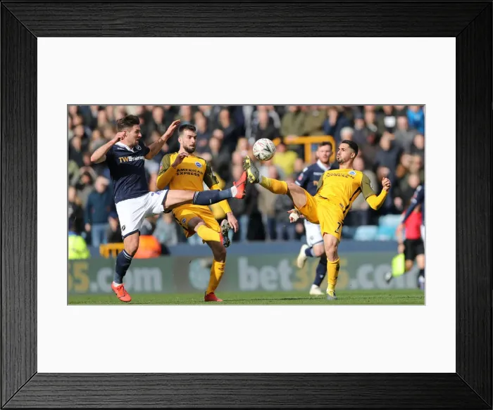 Framed Print : Brighton and Hove Albion vs. Millwall: FA Cup Quarterfinal Battle at The Den (17MAR19) Framed Print : Brighton and Hove Albion vs. Millwall: FA Cup Quarterfinal Battle at The Den (17MAR19)