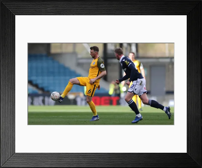 Framed Print : Brighton and Hove Albion vs Millwall: FA Cup Quarterfinal Battle at The Den (17MAR19) Framed Print : Brighton and Hove Albion vs Millwall: FA Cup Quarterfinal Battle at The Den (17MAR19)