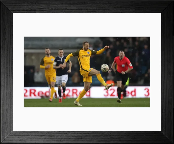 Framed Print : Brighton and Hove Albion vs. Millwall: FA Cup Quarterfinal Battle at The Den (17 March 2019) Framed Print : Brighton and Hove Albion vs. Millwall: FA Cup Quarterfinal Battle at The Den (17 March 2019)