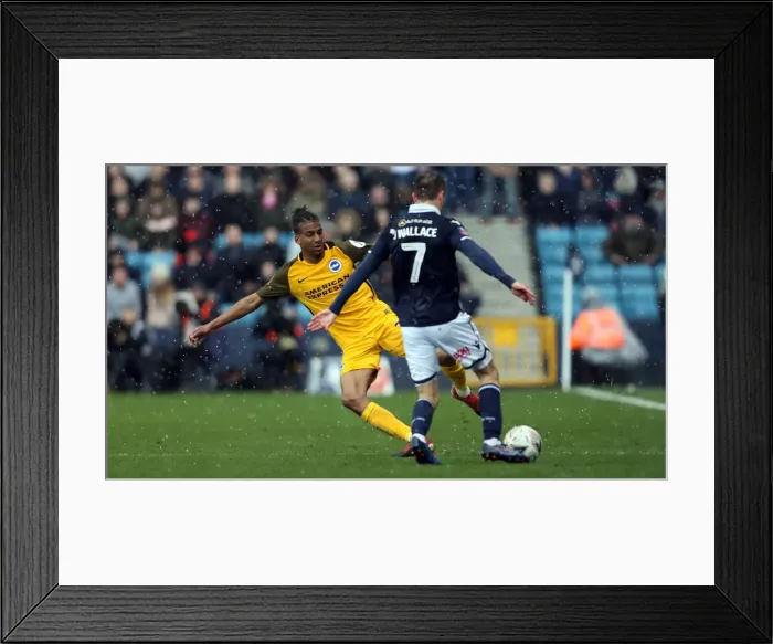 Framed Print : Brighton and Hove Albion vs. Millwall: FA Cup Quarterfinal Battle at The Den (17MAR19) Framed Print : Brighton and Hove Albion vs. Millwall: FA Cup Quarterfinal Battle at The Den (17MAR19)
