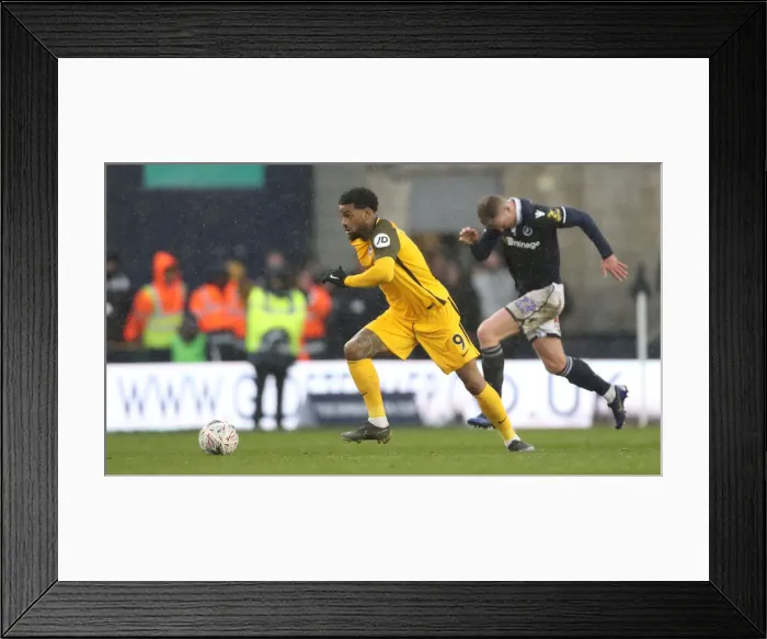Framed Print : Brighton and Hove Albion vs. Millwall: FA Cup Quarterfinal Battle at The Den (17 March 2019) Framed Print : Brighton and Hove Albion vs. Millwall: FA Cup Quarterfinal Battle at The Den (17 March 2019)