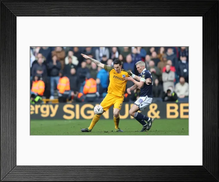 Framed Print : Brighton and Hove Albion vs. Millwall: FA Cup Quarterfinal Battle at The Den (17MAR19) Framed Print : Brighton and Hove Albion vs. Millwall: FA Cup Quarterfinal Battle at The Den (17MAR19)