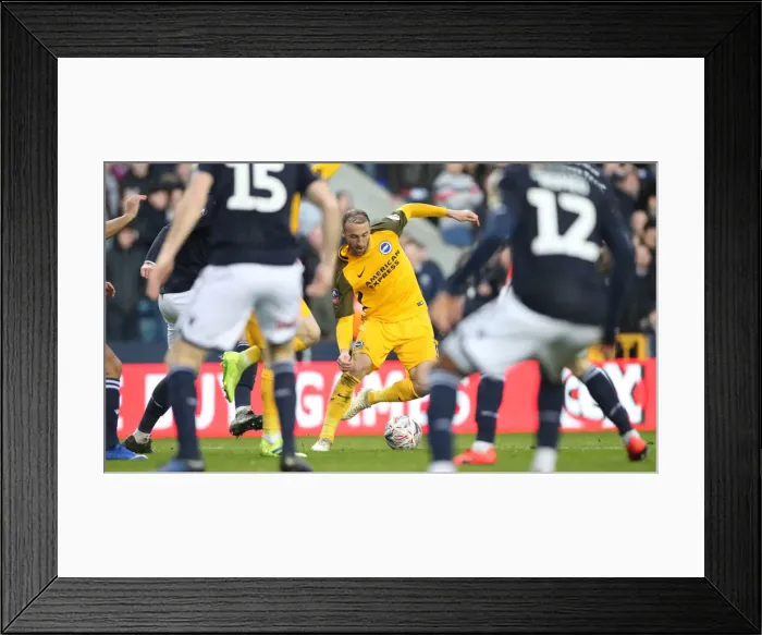 Framed Print : Brighton and Hove Albion vs. Millwall: FA Cup Quarterfinal Battle at The Den (17Mar19) Framed Print : Brighton and Hove Albion vs. Millwall: FA Cup Quarterfinal Battle at The Den (17Mar19)
