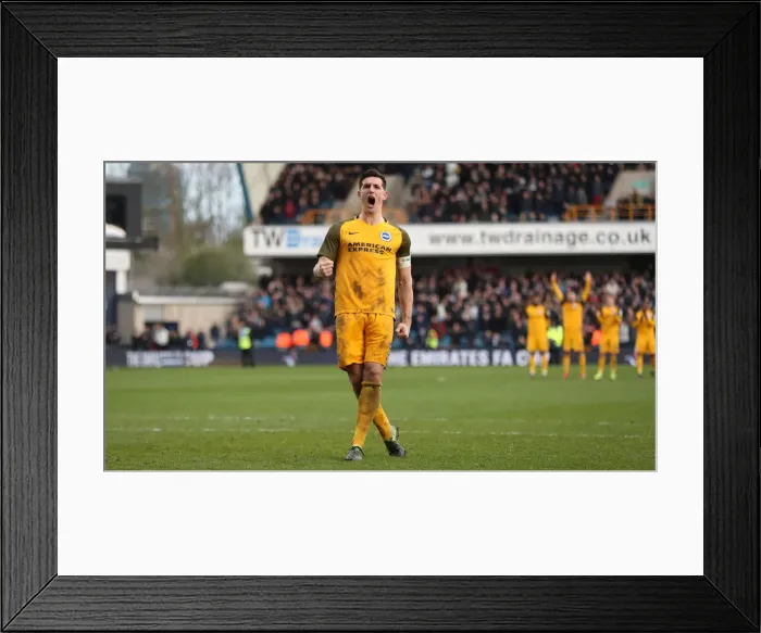 Framed Print : Brighton and Hove Albion vs. Millwall: FA Cup Quarterfinal Showdown at The Den (17March19) Framed Print : Brighton and Hove Albion vs. Millwall: FA Cup Quarterfinal Showdown at The Den (17March19)