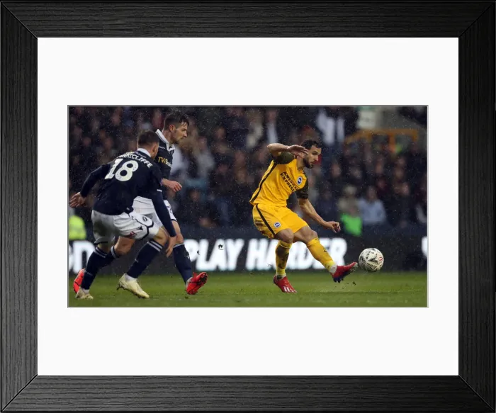 Framed Print : Brighton and Hove Albion vs. Millwall: FA Cup Quarterfinal Battle at The Den (17 March 2019) Framed Print : Brighton and Hove Albion vs. Millwall: FA Cup Quarterfinal Battle at The Den (17 March 2019)