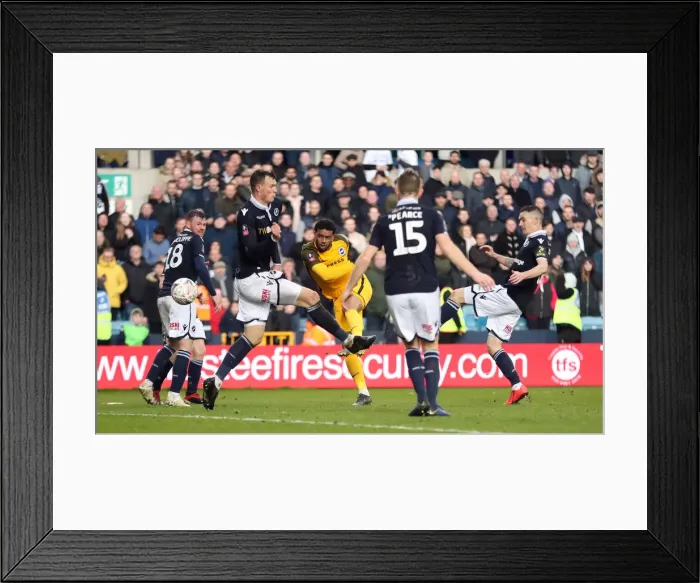 Framed Print : Brighton and Hove Albion vs. Millwall: FA Cup Quarterfinal Battle at The Den (17MAR19) Framed Print : Brighton and Hove Albion vs. Millwall: FA Cup Quarterfinal Battle at The Den (17MAR19)