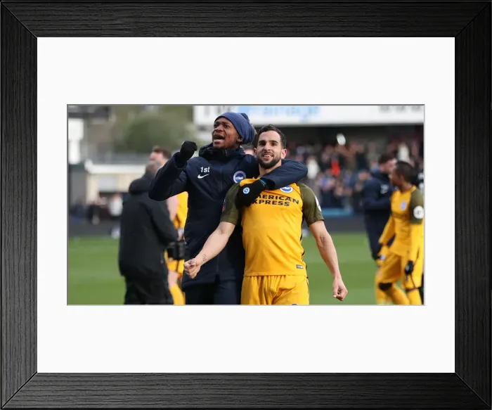 Framed Print : FA Cup Quarterfinal Showdown: Brighton and Hove Albion vs. Millwall at The Den (17MAR19) Framed Print : FA Cup Quarterfinal Showdown: Brighton and Hove Albion vs. Millwall at The Den (17MAR19)
