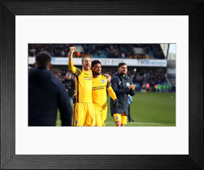 Framed Print : Brighton and Hove Albion vs. Millwall: Emirates FA Cup Quarterfinal Battle at The Den (17MAR19) Framed Print : Brighton and Hove Albion vs. Millwall: Emirates FA Cup Quarterfinal Battle at The Den (17MAR19)
