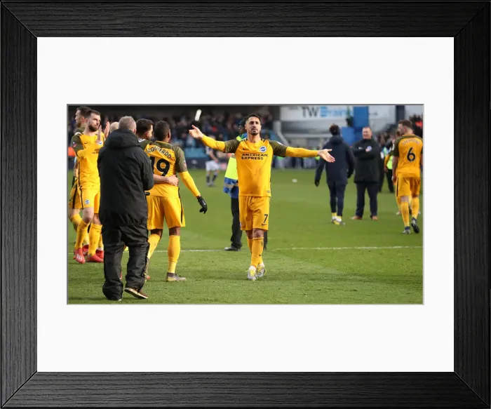 Framed Print : Brighton and Hove Albion vs. Millwall: FA Cup Quarterfinal Battle at The Den (17MAR19) Framed Print : Brighton and Hove Albion vs. Millwall: FA Cup Quarterfinal Battle at The Den (17MAR19)