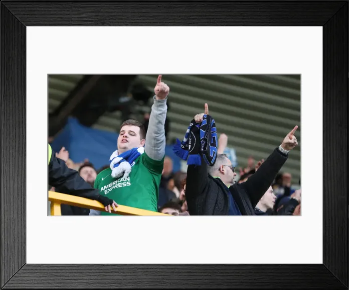 Framed Print : Brighton and Hove Albion vs. Millwall: FA Cup Quarterfinal Battle at The Den (17Mar19) Framed Print : Brighton and Hove Albion vs. Millwall: FA Cup Quarterfinal Battle at The Den (17Mar19)