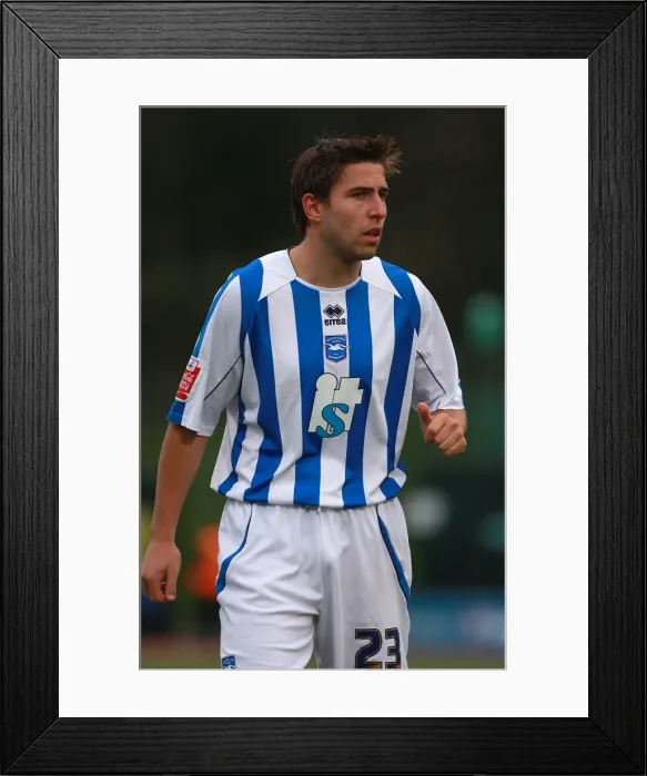Framed Print : Adam Virgo: The Unyielding Shield of Brighton & Hove Albion FC Framed Print : Adam Virgo: The Unyielding Shield of Brighton & Hove Albion FC