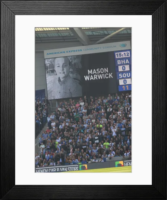 Framed Print : Brighton and Hove Albion vs. Southampton: Premier League Showdown at American Express Community Stadium (30MAR19) Framed Print : Brighton and Hove Albion vs. Southampton: Premier League Showdown at American Express Community Stadium (30MAR19)