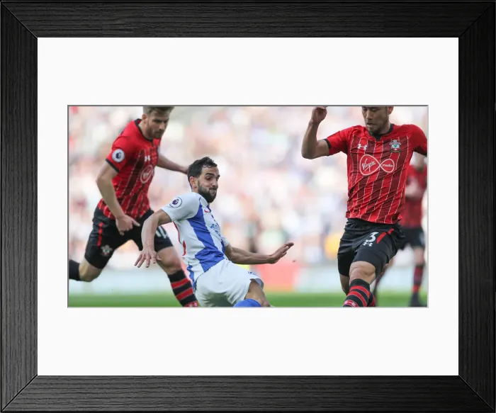 Framed Print : Brighton and Hove Albion vs. Southampton: Premier League Battle at American Express Community Stadium (30MAR19) Framed Print : Brighton and Hove Albion vs. Southampton: Premier League Battle at American Express Community Stadium (30MAR19)