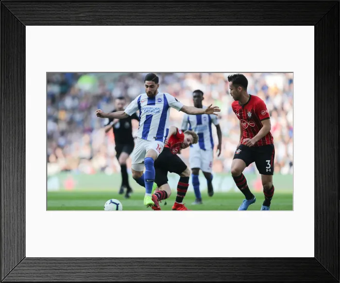 Framed Print : Brighton and Hove Albion vs Southampton: Premier League Showdown at American Express Community Stadium (30MAR19) Framed Print : Brighton and Hove Albion vs Southampton: Premier League Showdown at American Express Community Stadium (30MAR19)