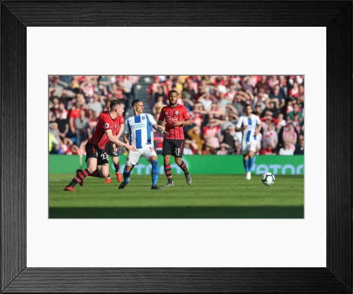 Framed Print : Brighton and Hove Albion vs. Southampton: Premier League Showdown at American Express Community Stadium (30MAR19) Framed Print : Brighton and Hove Albion vs. Southampton: Premier League Showdown at American Express Community Stadium (30MAR19)