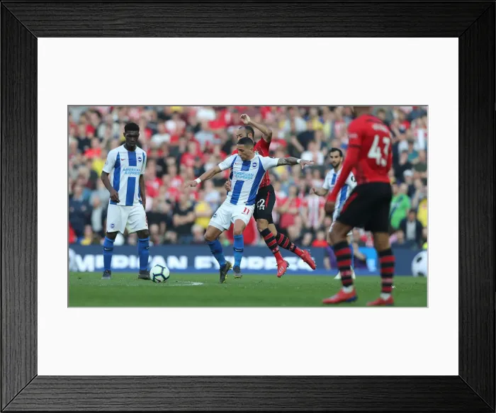 Framed Print : Brighton and Hove Albion vs. Southampton: Premier League Showdown at American Express Community Stadium (30MAR19) Framed Print : Brighton and Hove Albion vs. Southampton: Premier League Showdown at American Express Community Stadium (30MAR19)