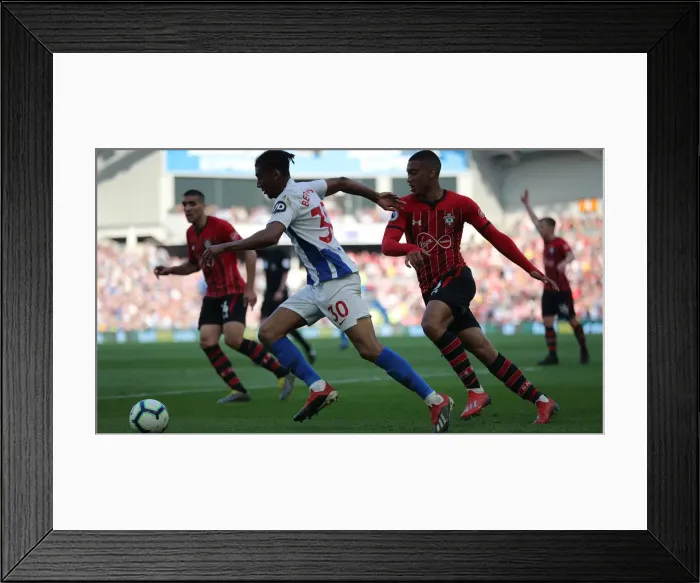 Framed Print : Brighton and Hove Albion vs Southampton: Premier League Showdown at American Express Community Stadium (30.03.19)