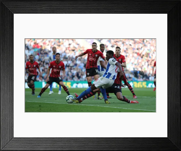 Framed Print : Brighton and Hove Albion vs. Southampton: Premier League Battle at American Express Community Stadium (30.03.19)