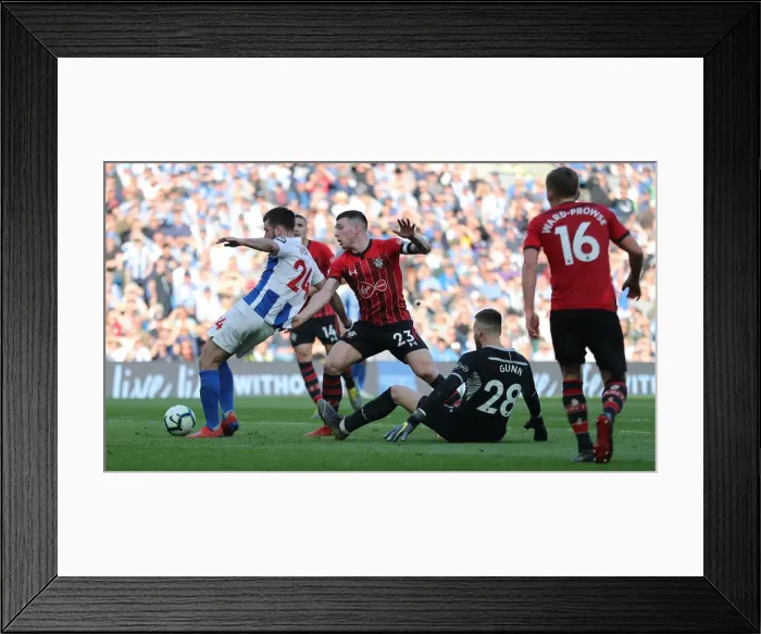 Framed Print : Brighton and Hove Albion vs. Southampton: Premier League Showdown at American Express Community Stadium (30MAR19) Framed Print : Brighton and Hove Albion vs. Southampton: Premier League Showdown at American Express Community Stadium (30MAR19)