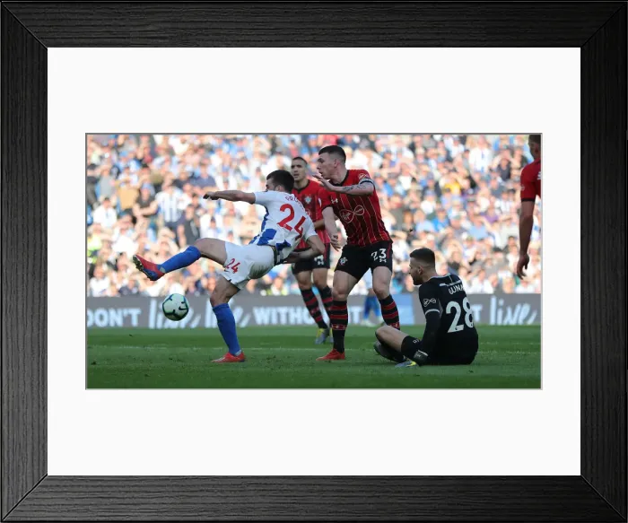 Framed Print : Brighton and Hove Albion vs Southampton: Premier League Battle at American Express Community Stadium (30MAR19) Framed Print : Brighton and Hove Albion vs Southampton: Premier League Battle at American Express Community Stadium (30MAR19)