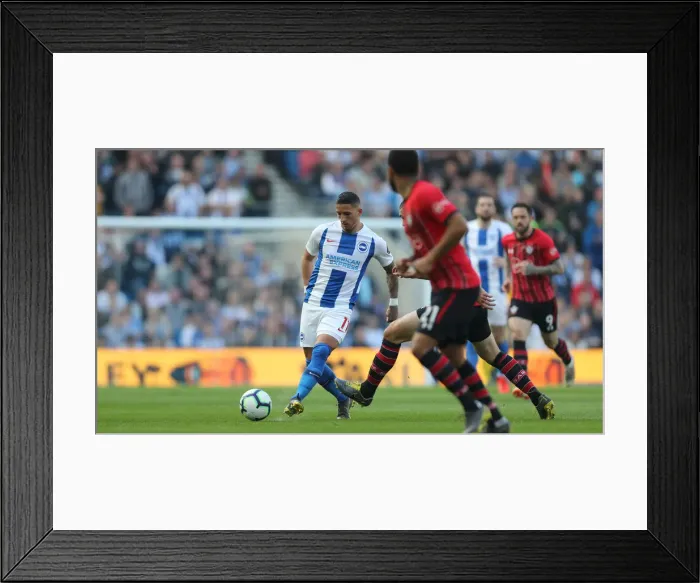 Framed Print : Brighton and Hove Albion vs. Southampton: Premier League Showdown at American Express Community Stadium (30MAR19) Framed Print : Brighton and Hove Albion vs. Southampton: Premier League Showdown at American Express Community Stadium (30MAR19)