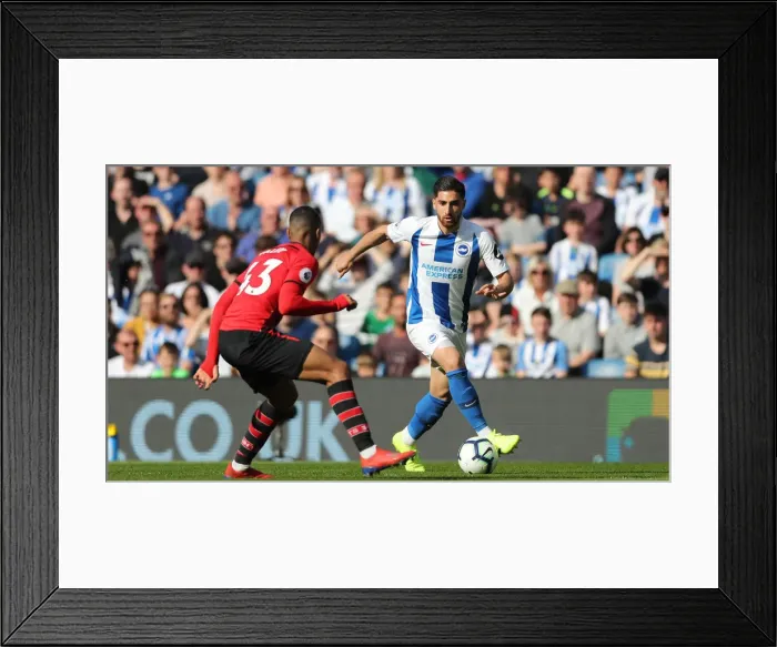 Framed Print : Brighton and Hove Albion vs. Southampton: Premier League Battle at American Express Community Stadium (30MAR19) Framed Print : Brighton and Hove Albion vs. Southampton: Premier League Battle at American Express Community Stadium (30MAR19)