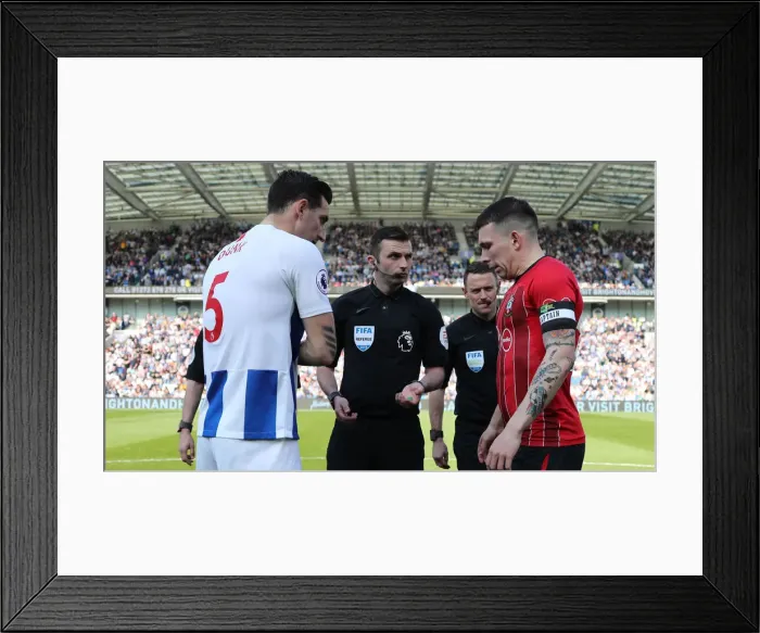 Framed Print : Brighton and Hove Albion vs. Southampton: A Premier League Battle at American Express Community Stadium (30.03.19) Framed Print : Brighton and Hove Albion vs. Southampton: A Premier League Battle at American Express Community Stadium (30.03.19)