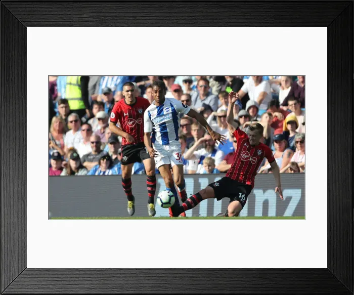 Framed Print : Brighton and Hove Albion vs. Southampton: Premier League Battle at American Express Community Stadium (30.03.19) Framed Print : Brighton and Hove Albion vs. Southampton: Premier League Battle at American Express Community Stadium (30.03.19)