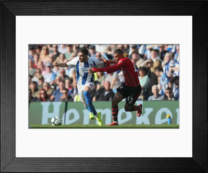 Framed Print : Brighton and Hove Albion vs. Southampton: Premier League Showdown at American Express Community Stadium (30MAR19) Framed Print : Brighton and Hove Albion vs. Southampton: Premier League Showdown at American Express Community Stadium (30MAR19)