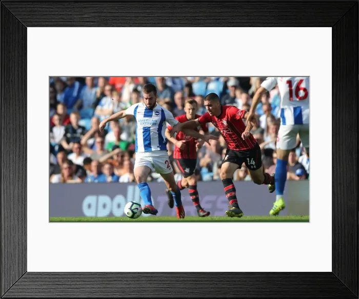 Framed Print : Brighton and Hove Albion vs. Southampton: Premier League Showdown at American Express Community Stadium (30MAR19) Framed Print : Brighton and Hove Albion vs. Southampton: Premier League Showdown at American Express Community Stadium (30MAR19)