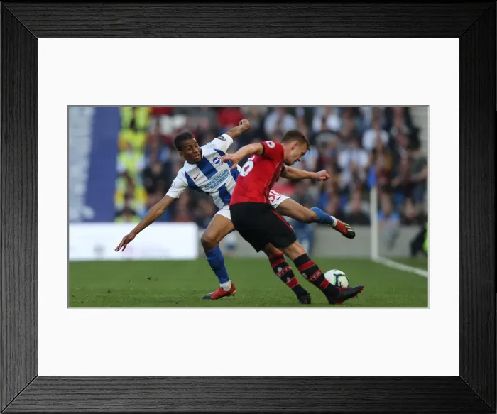 Framed Print : Brighton and Hove Albion vs. Southampton: Premier League Showdown at American Express Community Stadium (30MAR19) Framed Print : Brighton and Hove Albion vs. Southampton: Premier League Showdown at American Express Community Stadium (30MAR19)